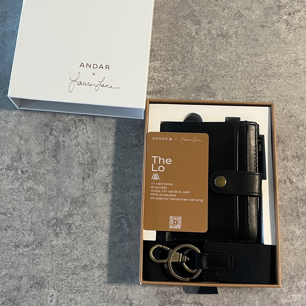 Andar x Lauren Jane The Lo Black Wallet - Picture 13 of 13